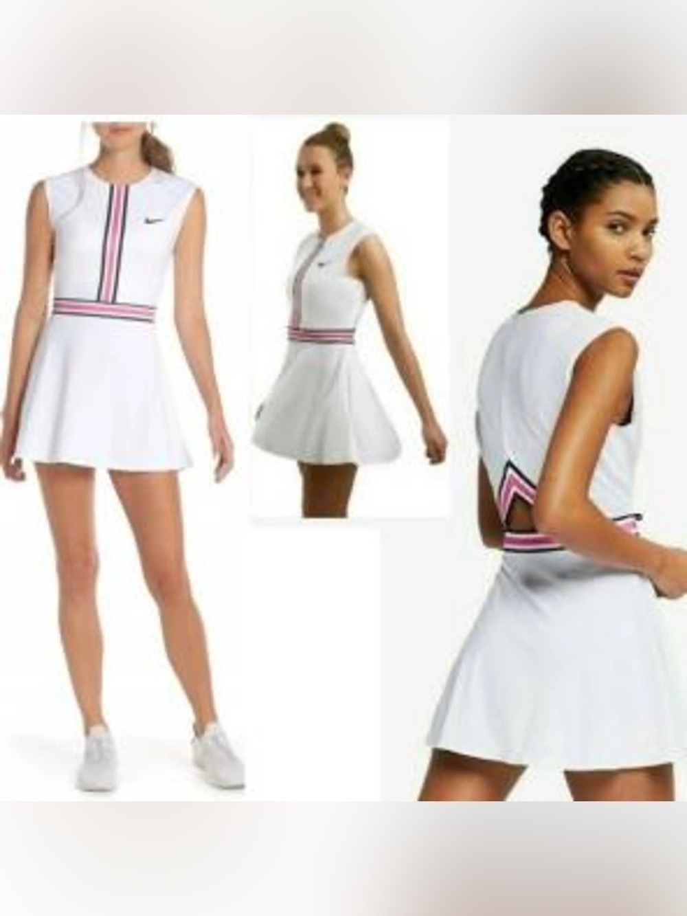 NWT Women's Melbourne Tennis Dress Serena Williams Slim Fit XL Minimalist Resort - Picture 6 of 16
